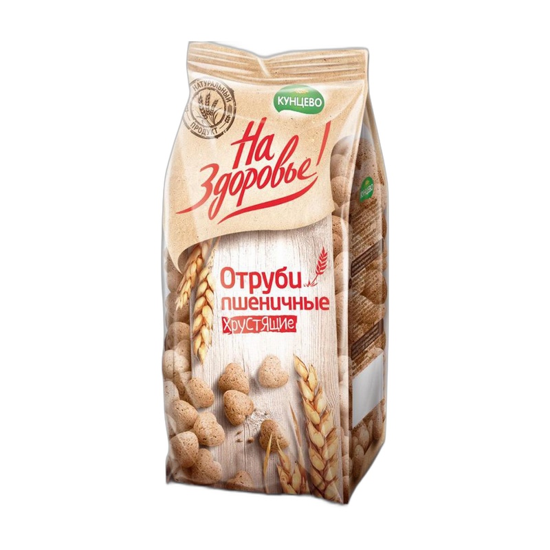 ОТРУБИ ПШЕНИЧНЫЕ НА ЗДОРОВЬЕ 175Г