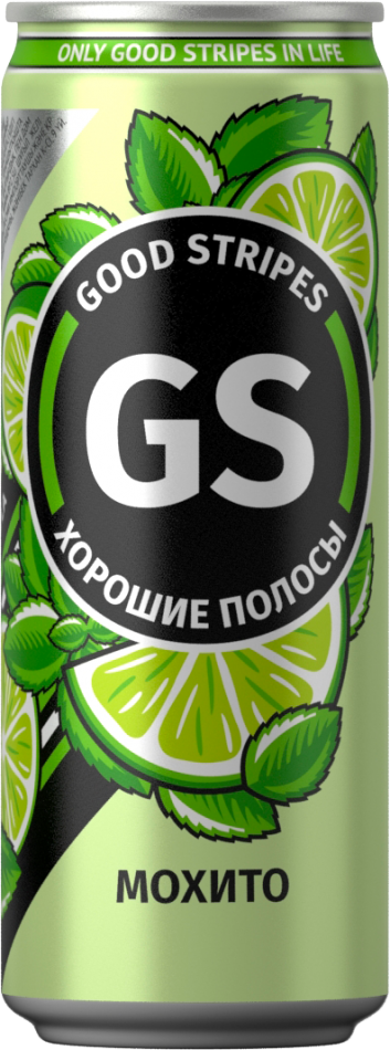 НАПИТОК ГАЗИРОВАННЫЙ GS МОХИТО 0,45Л Ж/Б