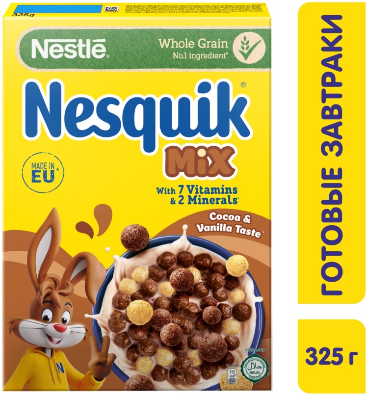 ЗАВТРАК ГОТОВЫЙ NESQUIK MIX 325Г