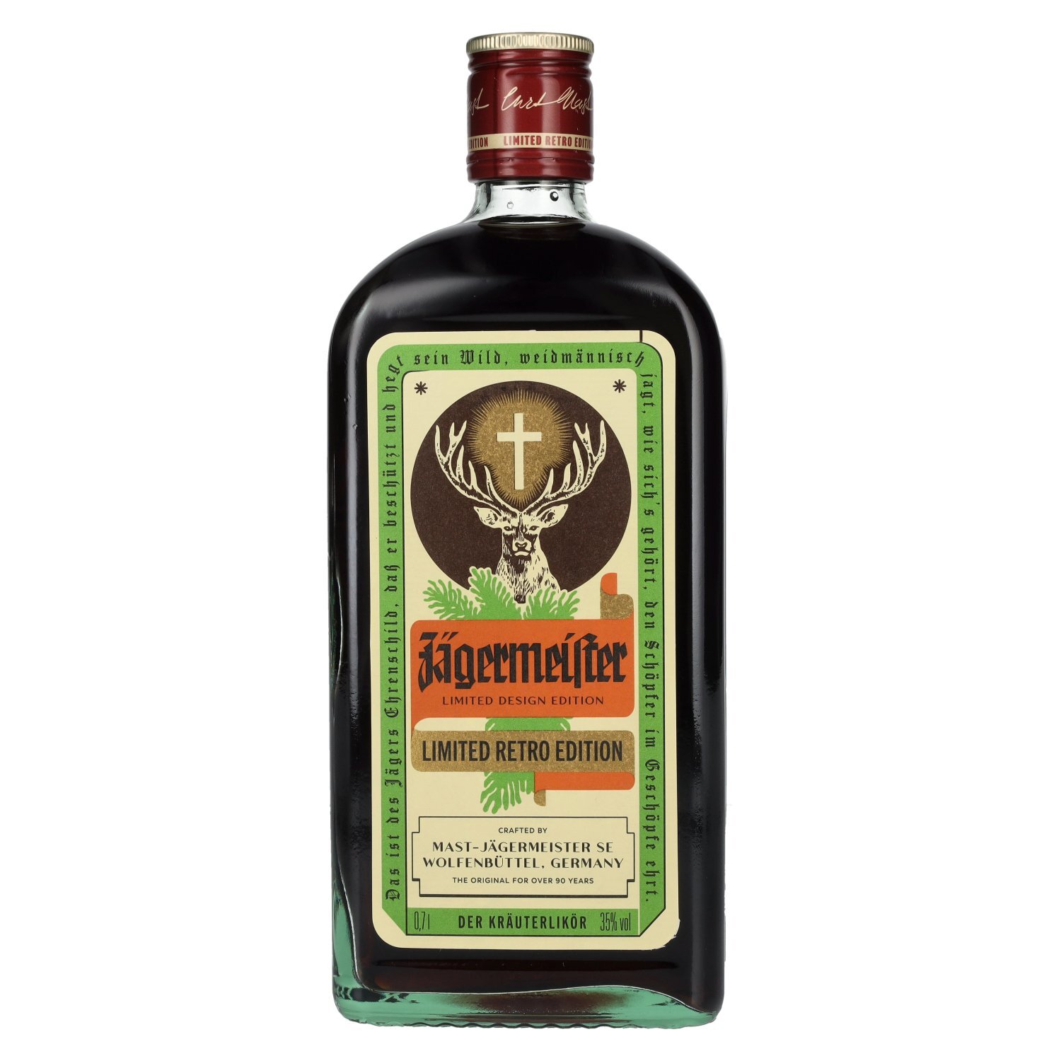 ЛИКЕР JAGERMEISTER LIMITED RETRO EDITION 35% 0,7Л