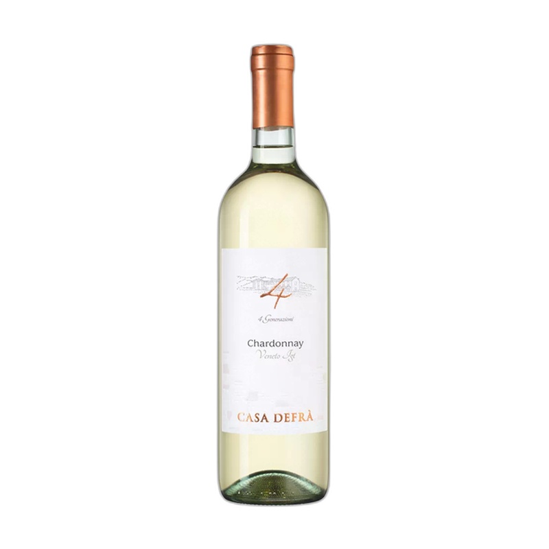 ВИНО CASA DEFRA CHARDONNAY БЕЛОЕ СУХОЕ 12% 0,75Л ИТАЛИЯ