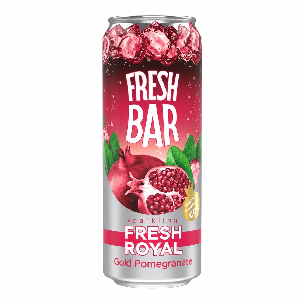 НАПИТОК ГАЗИРОВАННЫЙ FRESH BAR FRESH ROYAL 0,45Л Ж/Б
