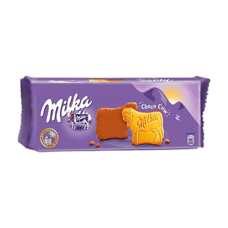 ПЕЧЕНЬЕ MILKA В МОЛОЧНОМ ШОКОЛАДЕ 200Г