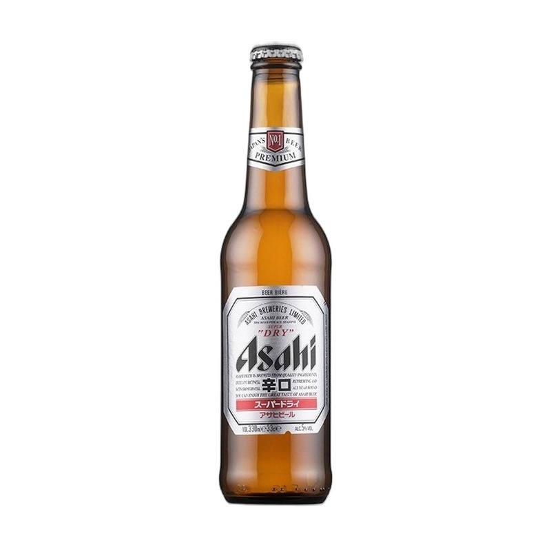 ПИВО ASAHI SUPER DRY СВЕТЛОЕ 5,2% 0,33Л СТ/Б