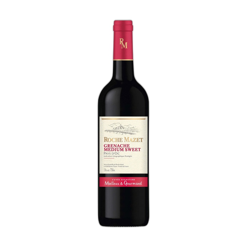 ВИНО ROCHE MAZET GRENACHE КРАСНОЕ ПОЛУСЛАДКОЕ 12,5% 0,75Л ФРАНЦИЯ