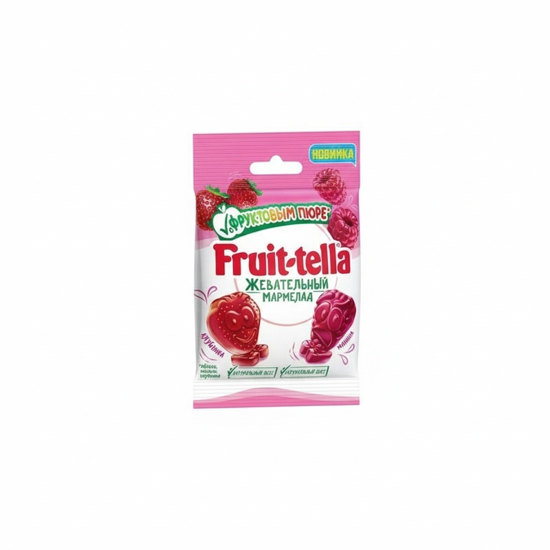 МАРМЕЛАД FRUITTELLA КЛУБНИКА МАЛИНА 36Г