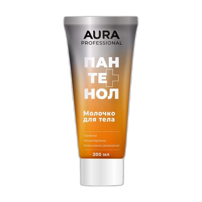 МОЛОЧКО ДЛЯ ТЕЛА AURA PROFESSIONAL С ПАНТЕНОЛОМ 200МЛ