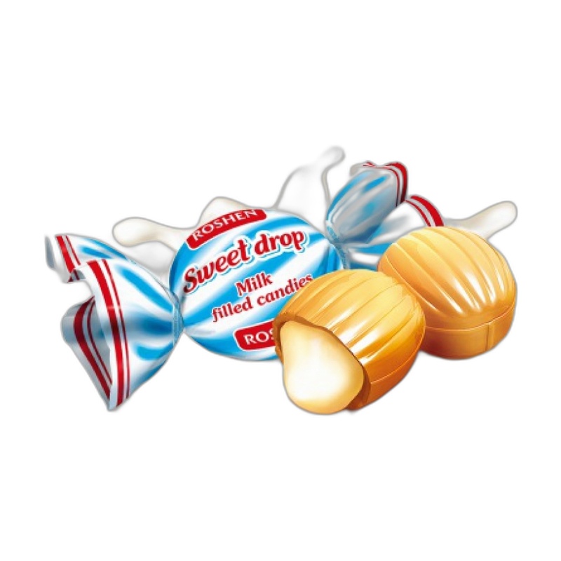 КАРАМЕЛЬ ROSHEN МОЛОЧНАЯ КАПЛЯ ВЕС
