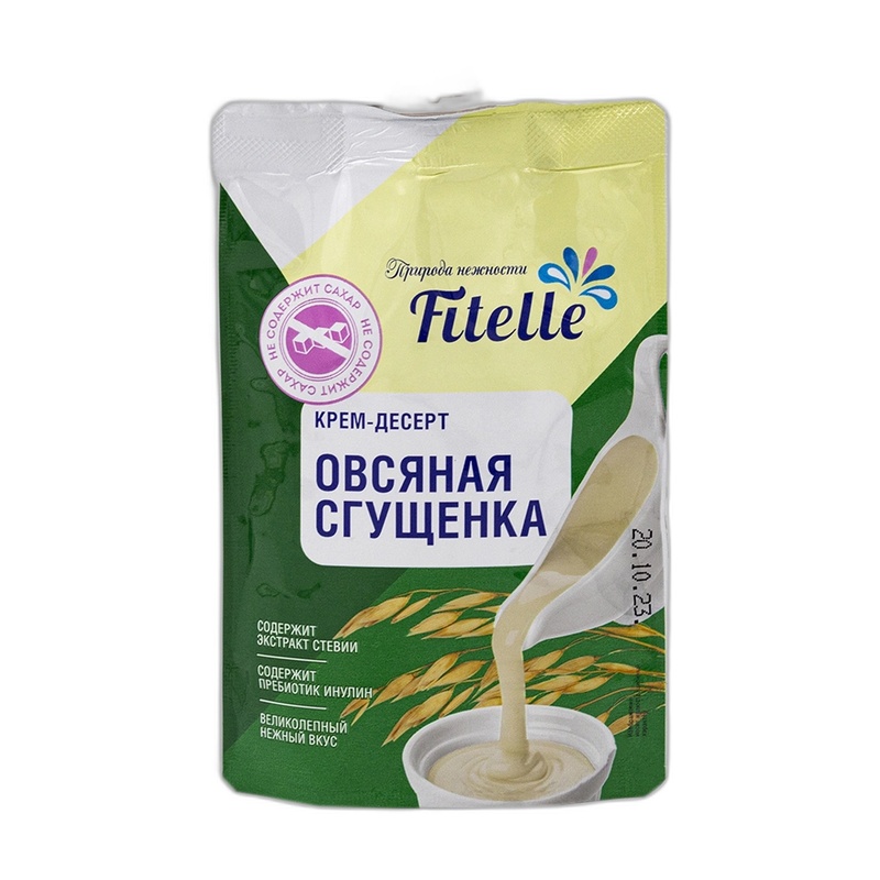 КРЕМ-ДЕСЕРТ FITELLE ОВСЯННОЕ СГУЩЕННОЕ МОЛОКО 100Г