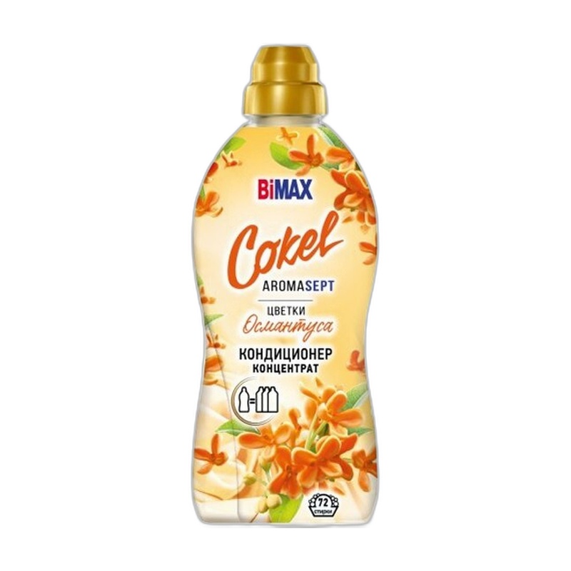 КОНДИЦИОНЕР-ОПОЛАСКИВАТЕЛЬ ДЛЯ БЕЛЬЯ BIMAX ЦВЕТЫ ОСМАНТУСА 1,8Л