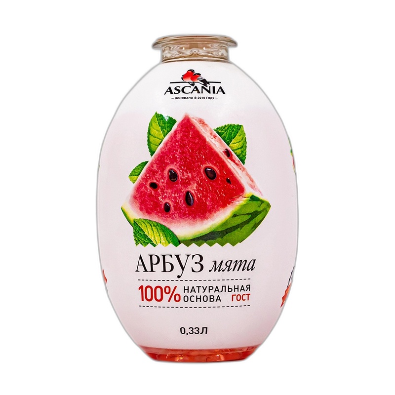 ЛИМОНАД ASCANIA АРБУЗ МЯТА 0,33Л ПЭТ