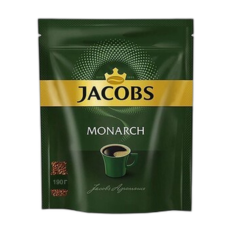 КОФЕ РАСТВОРИМЫЙ JACOBS MONARCH 190Г+30Г Д/П