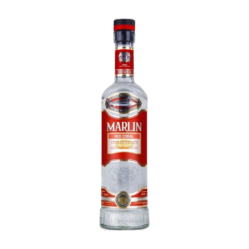ВОДКА MARLIN RED CORAL 40% 0,5Л