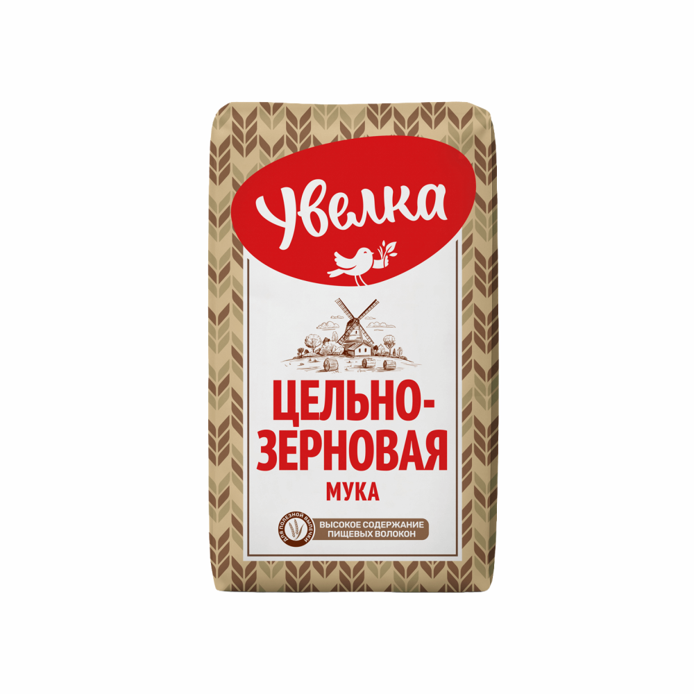 МУКА ПШЕНИЧНАЯ УВЕЛКА ЦЕЛЬНОЗЕРНОВАЯ 2КГ