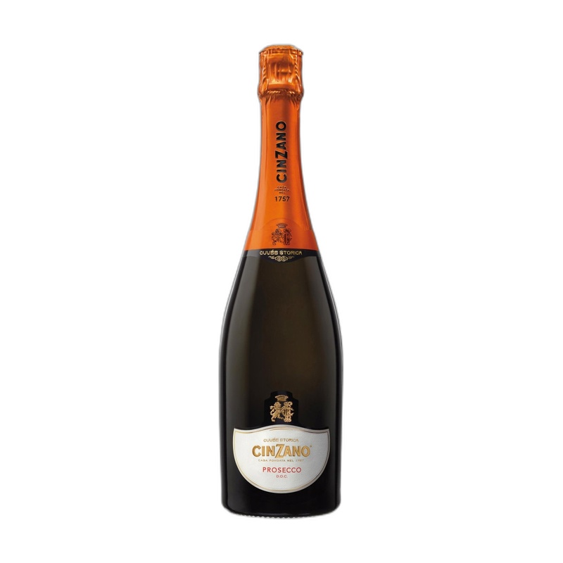 ВИНО ИГРИСТОЕ CINZANO PROSECCO БЕЛОЕ СУХОЕ 11% 0,75Л ИТАЛИЯ