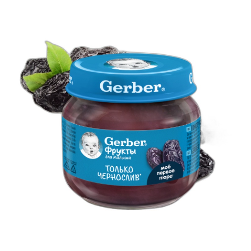 ПЮРЕ GERBER ЧЕРНОСЛИВ 80Г СТ/Б