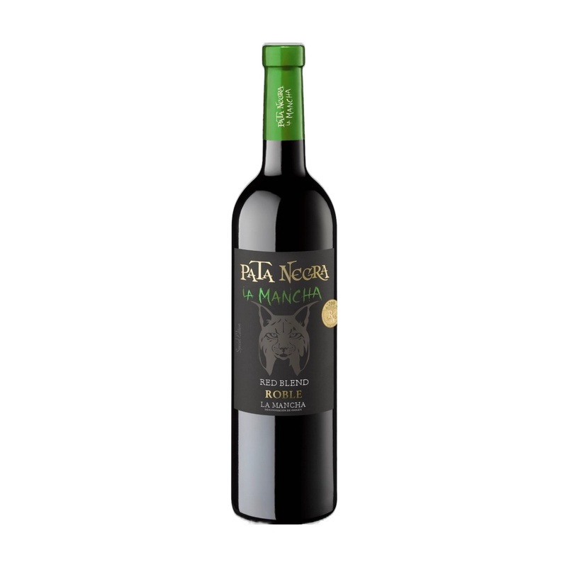 ВИНО PATA NEGRA LA MANCHA КРАСНОЕ СУХОЕ 13,5% 0,75Л ИСПАНИЯ