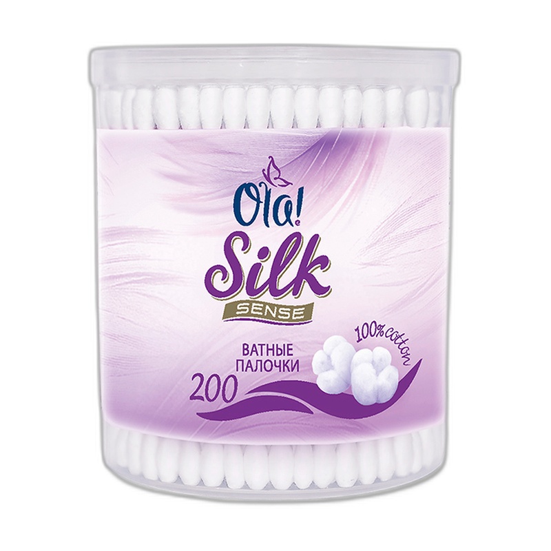 ПАЛОЧКИ ВАТНЫЕ OLA SILK SENSE 200ШТ П/П