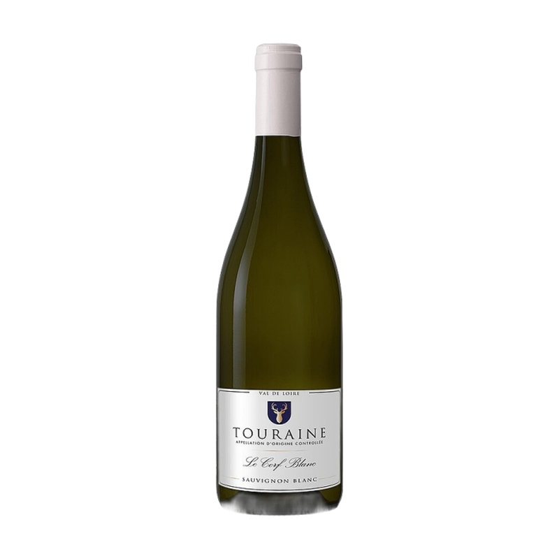 ВИНО LE CERF BLANC TOURAINE БЕЛОЕ СУХОЕ 12,5% 0,75Л ФРАНЦИЯ