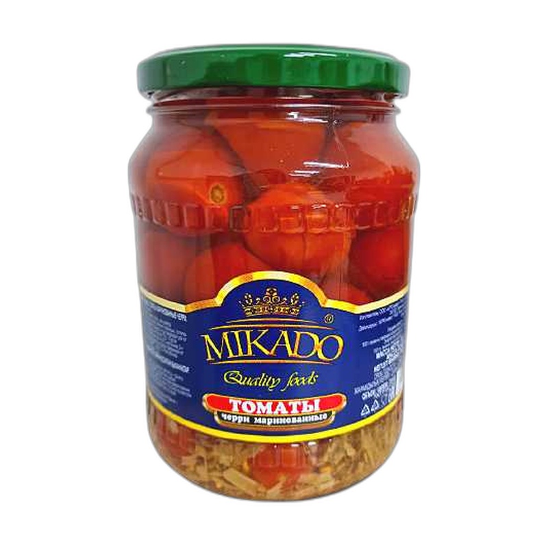 ТОМАТЫ MIKADO ЧЕРРИ МАРИНОВАННЫЕ 720МЛ