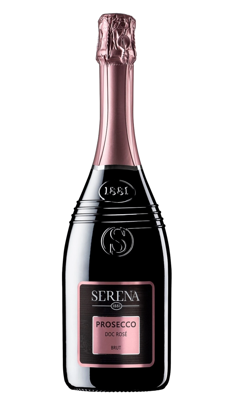 ВИНО ИГРИСТОЕ SERENA PROSECCО ROSE BRUT РОЗОВОЕ СУХОЕ 11% 1,5Л ИТАЛИЯ