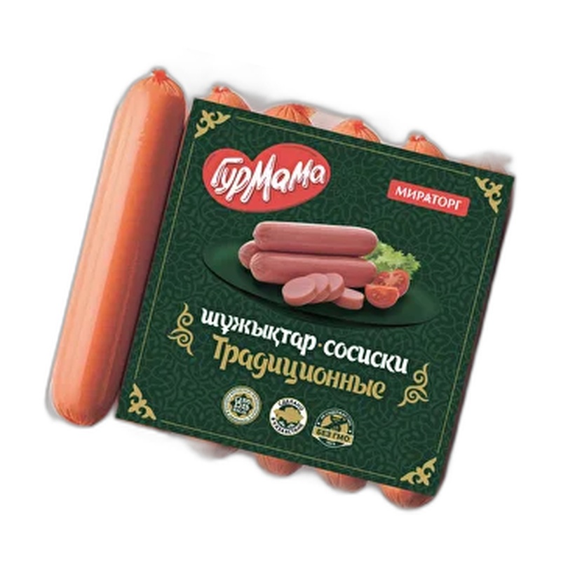 СОСИСКИ МИРАТОРГ ТРАДИЦИОННЫЕ 320Г