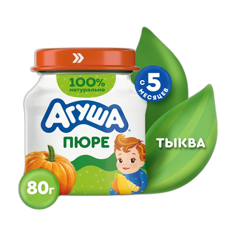 ПЮРЕ АГУША ТЫКВА 80Г СТ/Б