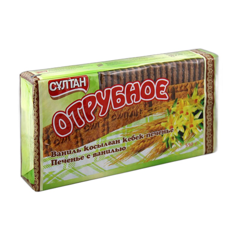 ПЕЧЕНЬЕ СУЛТАН ОТРУБНОЕ С ВАНИЛИНОМ 550Г
