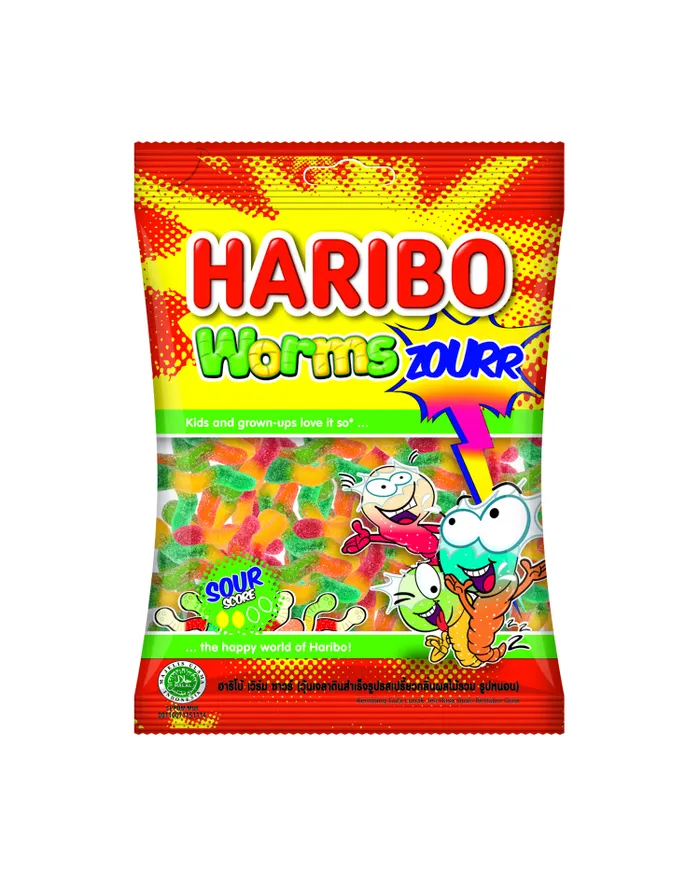 МАРМЕЛАД ЖЕВАТЕЛЬНЫЙ HARIBO WORMS 80Г