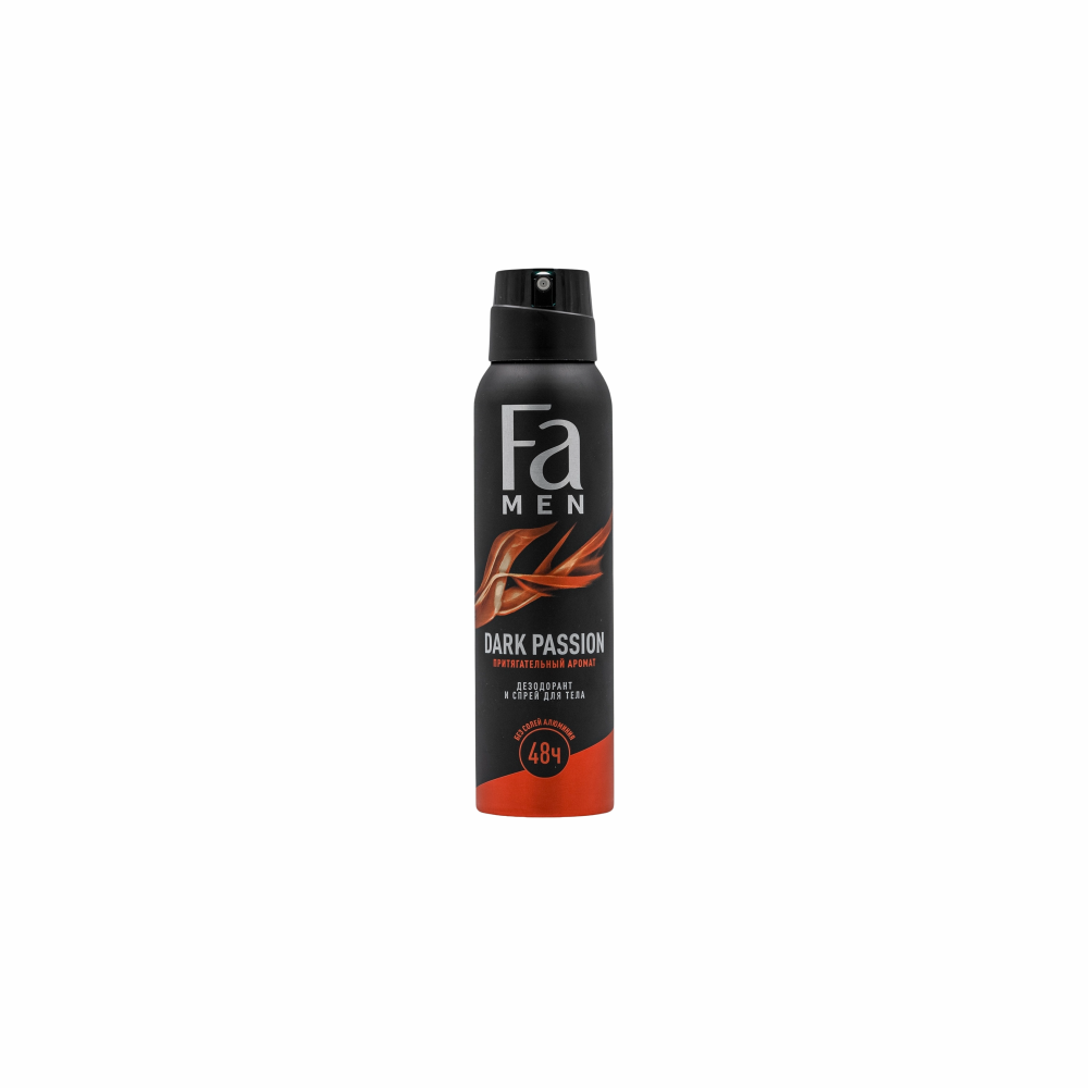 АНТИПЕРСПИРАНТ-СПРЕЙ FA MEN DARK PASSION 150МЛ