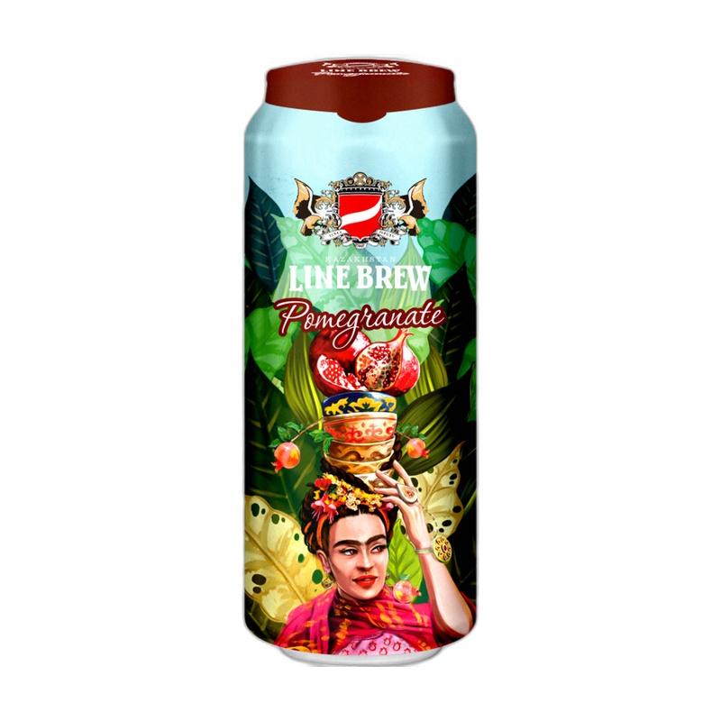 ПИВО LINE BREW POMEGRANATE 4,5% 0,568Л Ж/Б