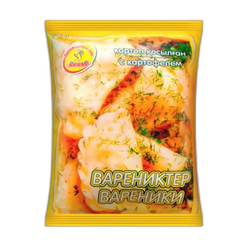 ВАРЕНИКИ АКНАР С КАРТОФЕЛЕМ 450Г П/П