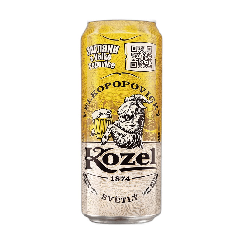 ПИВО VELKOPOPOVICKY KOZEL СВЕТЛОЕ 3,9% 0,45Л Ж/Б