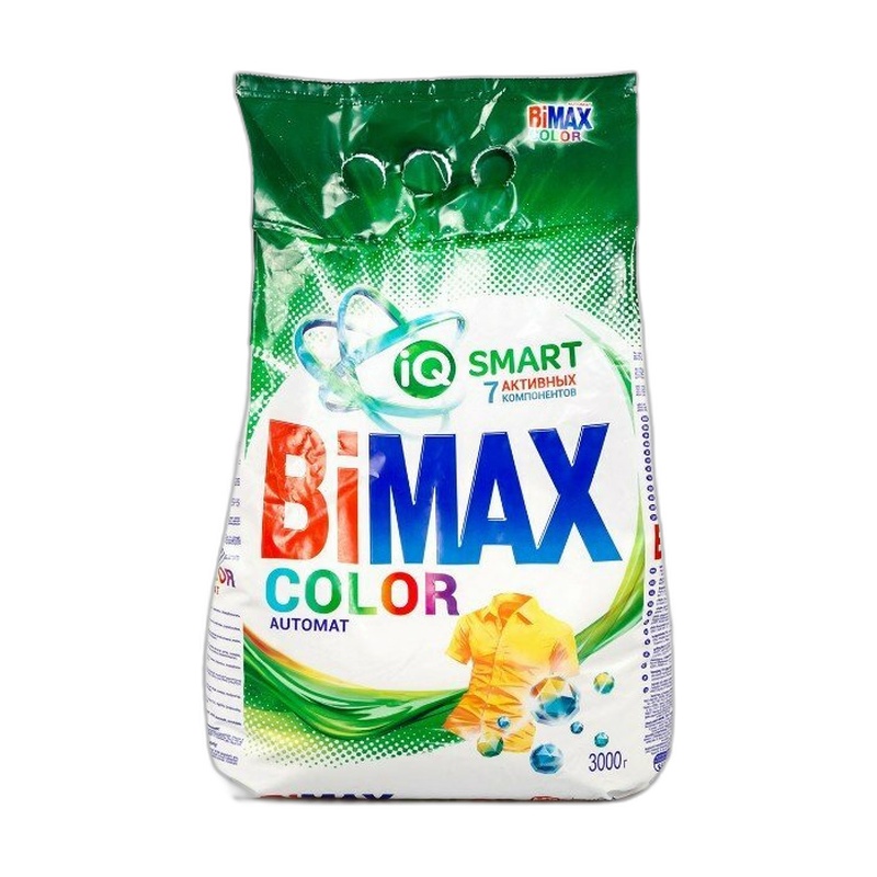 ПОРОШОК ДЛЯ СТИРКИ BIMAX COMPACT АВТОМАТ COLOR 3КГ