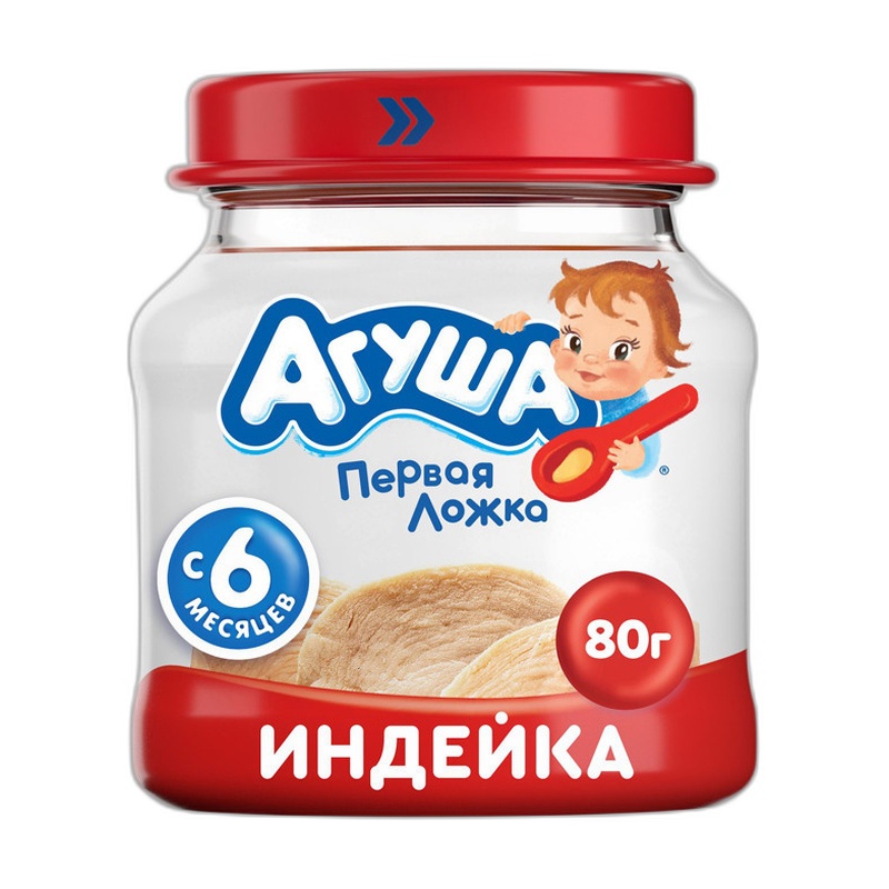 ПЮРЕ АГУША ИНДЕЙКА 80Г СТ/Б