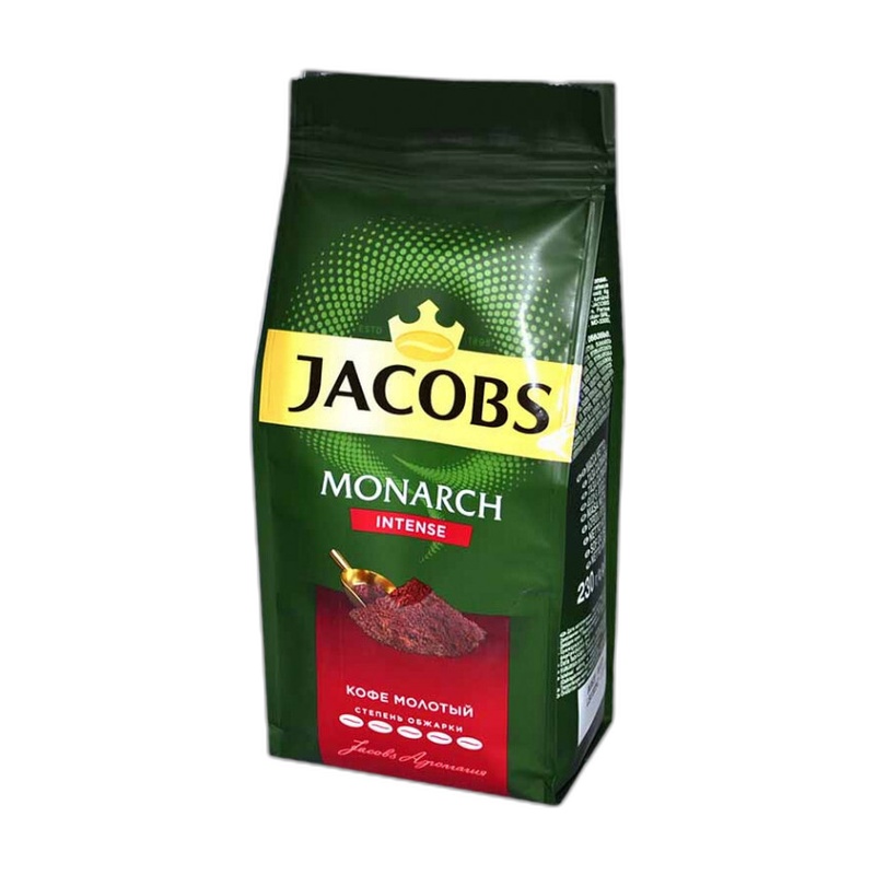 КОФЕ МОЛОТЫЙ JACOBS MONARCH INTENSE 230Г