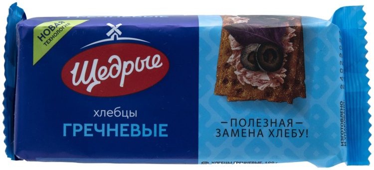 ХЛЕБЦЫ ГРЕЧНЕВЫЕ ЩЕДРЫЕ 100Г