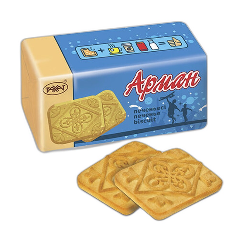 ПЕЧЕНЬЕ РАХАТ АРМАН САХАРНОЕ ВЕС