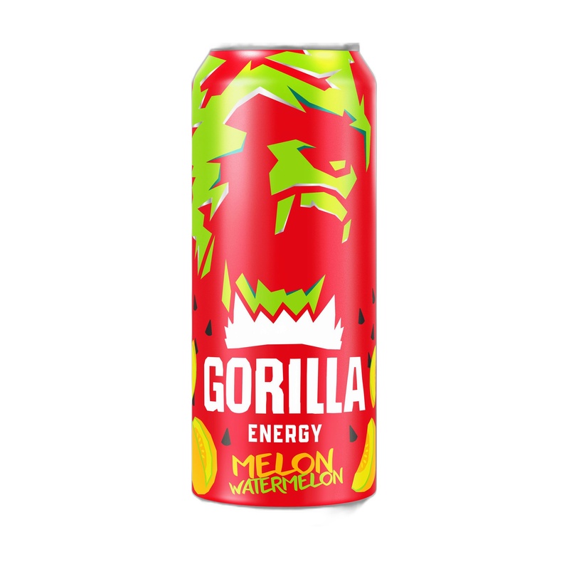 НАПИТОК ЭНЕРГЕТИЧЕСКИЙ GORILLA WATERMELON MELON 0,45Л Ж/Б