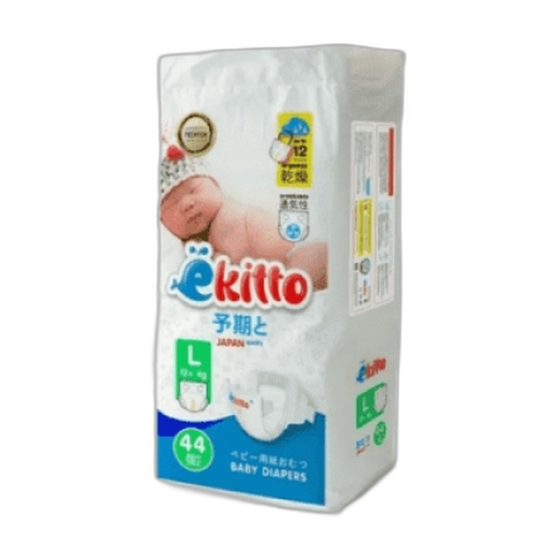 ПОДГУЗНИКИ EKITTO PREMIUM L 12+ КГ 44ШТ