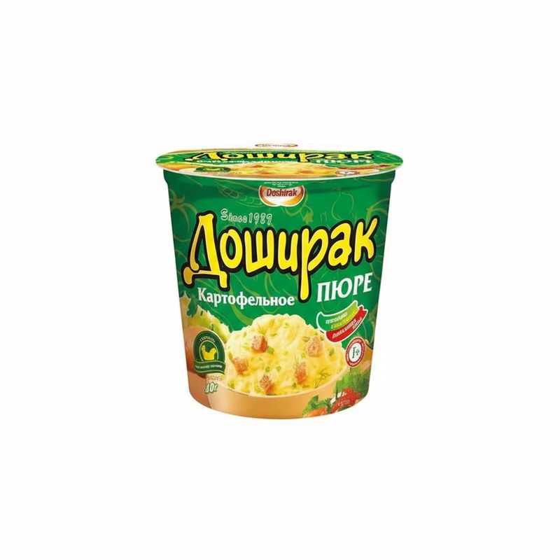 ПЮРЕ ДОШИРАК КАРТОФЕЛЬНОЕ КУРИЦА 40Г П/С