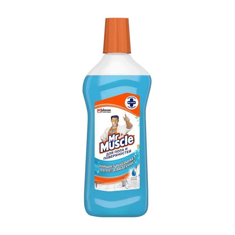 СРЕДСТВО ДЛЯ МЫТЬЯ ПОЛА MR.MUSCLE ПОСЛЕ ДОЖДЯ 500МЛ