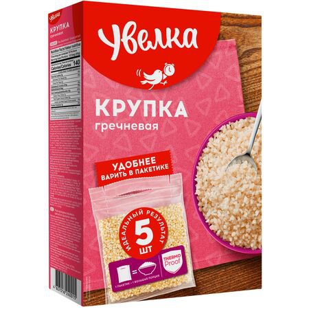 ГРЕЧНЕВАЯ КРУПА УВЕЛКА 5Х80Г ВАР/ПАК