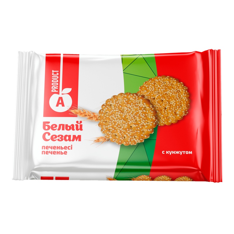 ПЕЧЕНЬЕ A PRODUCT БЕЛЫЙ СЕЗАМ 360Г
