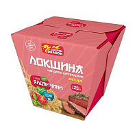 ЛАПША СО ВКУСОМ ГОВЯДИНЫ 125Г