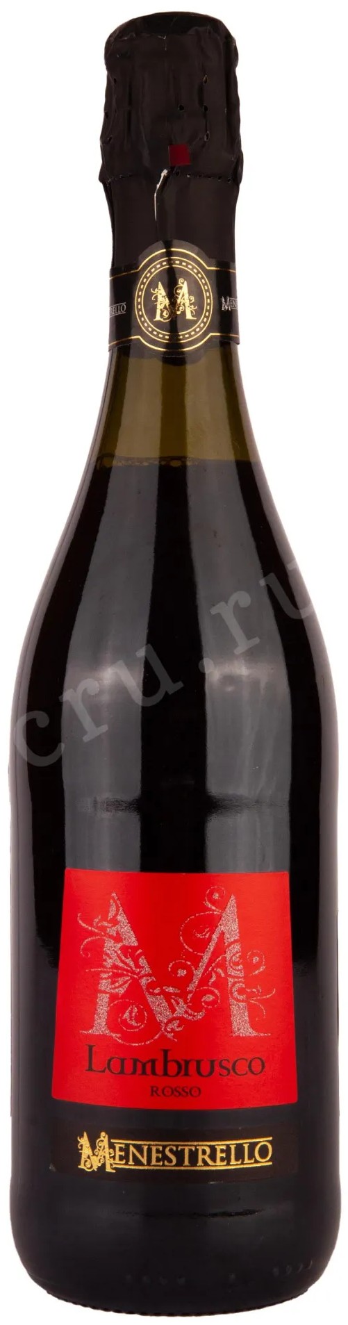 ВИНО ИГРИСТОЕ MENESTRELLO LAMBRUSCO КРАСНОЕ ПОЛУСЛАДКОЕ 8% 0,75Л ИТАЛИЯ