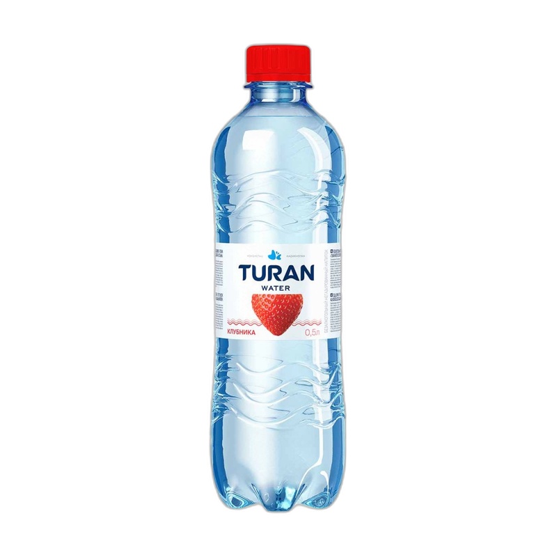 ВОДА НЕГАЗИРОВАННАЯ TURAN КЛУБНИКА 0,5Л ПЭТ