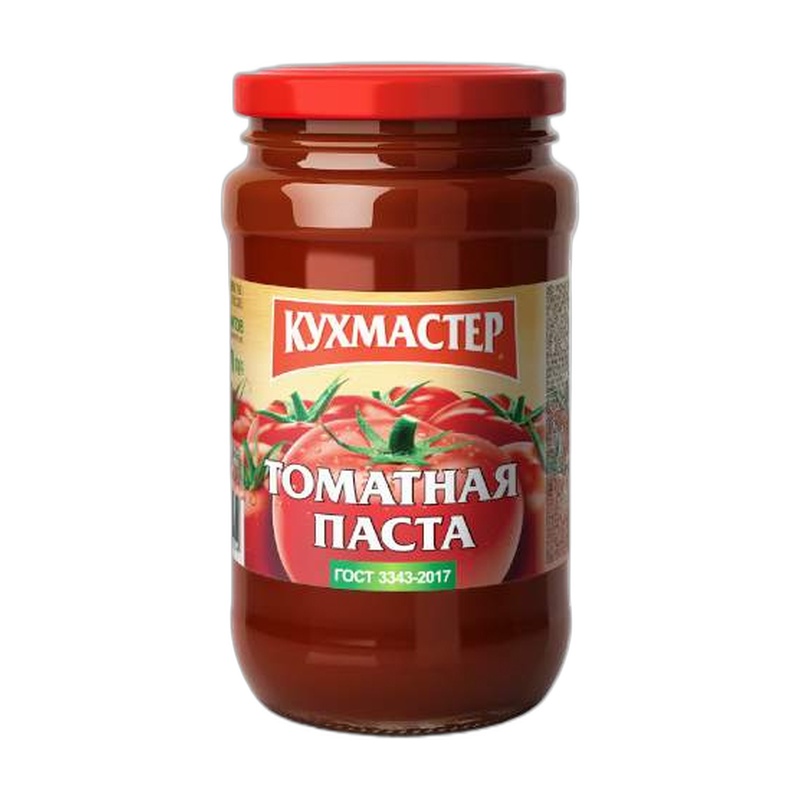 ТОМАТНАЯ ПАСТА КУХМАСТЕР ГОСТ 190Г СТ/Б