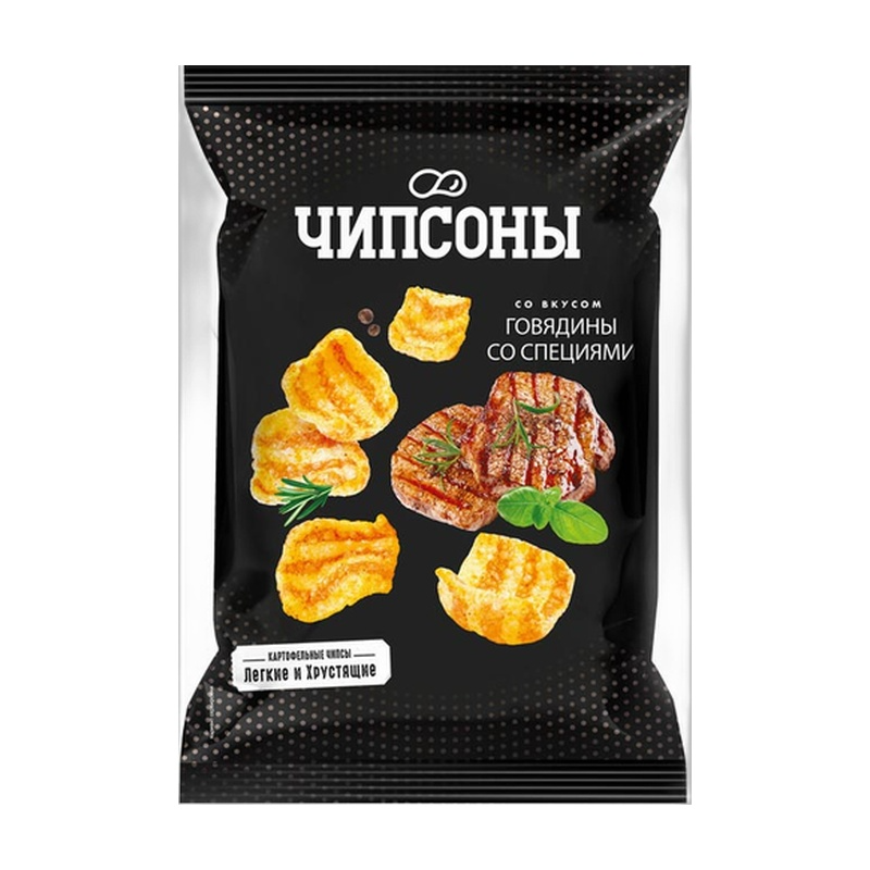 ЧИПСЫ ОСТРЫЕ СО ВКУСОМ ГОВЯДИНЫ 240Г