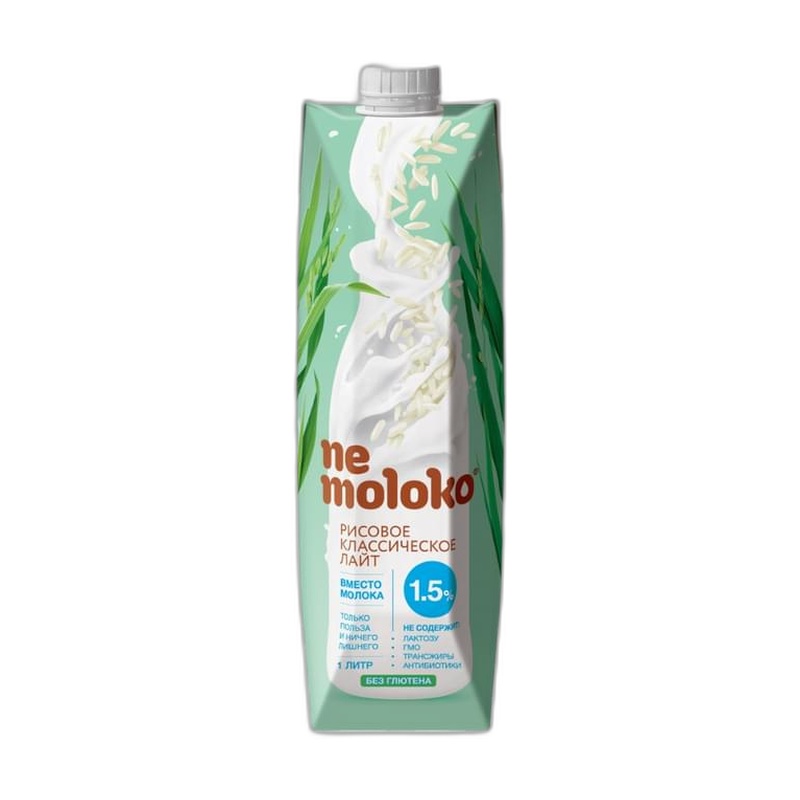 НАПИТОК РИСОВЫЙ NEMOLOKO ЛАЙТ КЛАССИЧЕСКИЙ 1Л Т/П